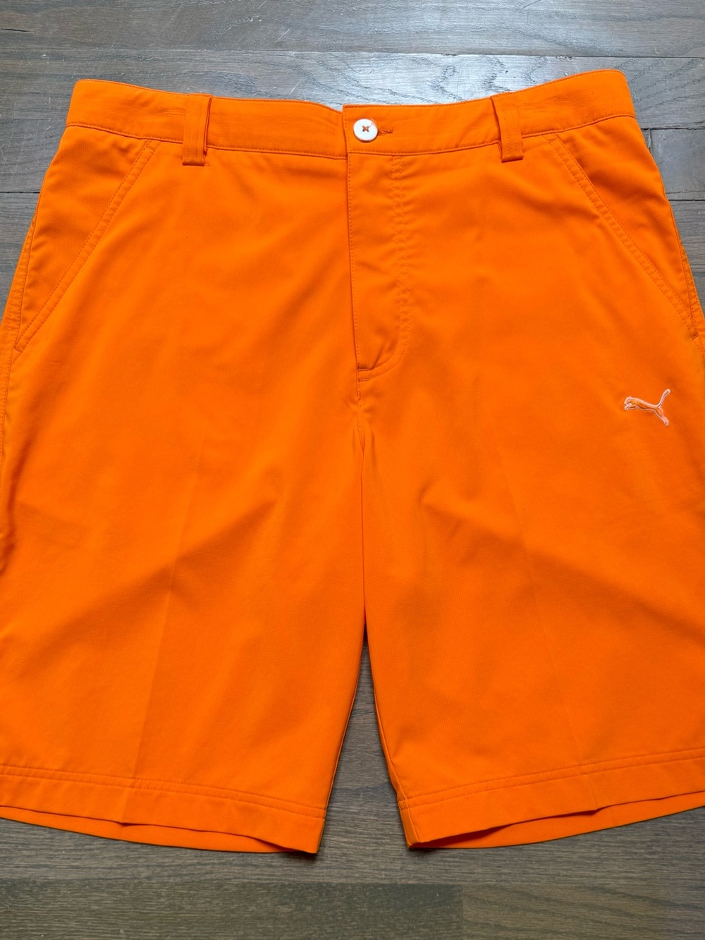 Puma Men’s Bright Orange Golf Shorts